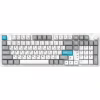 Клавіатура GamePro Asgard Drakkar Keychron Super Red Switch Wireless/Bluetooth/USB UA White (MK305WH) - Image 1