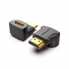 Перехідник HDMI F to HDMI M 270° 4K 60Hz PVC Vention (AINB0) - Image 1