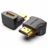 Переходник HDMI F to HDMI M 270° 4K 60Hz PVC Vention (AINB0) - Image 1