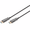 Кабель мультимедійний HDMI M to HDMI M 30m 4K AOC hybrid-fiber black Digitus (AK-330125-300-S) - Image 1