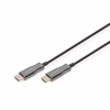 Кабель мультимедійний HDMI M to HDMI M 30m 4K AOC hybrid-fiber black Digitus (AK-330125-300-S) - Image 1