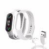 Ремінець до фітнес браслета Armorstandart комплект 3шт Xiaomi Mi Band 7/6/5 New Style White (ARM77041) - Image 1