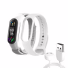 Ремінець до фітнес браслета Armorstandart комплект 3шт Xiaomi Mi Band 7/6/5 New Style White (ARM77041) - Image 1