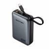 Батарея универсальная Vention 20000 mAh 45W Mini with Built-in USB-C Cable Gray (FHGH0) - Image 1