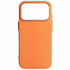 Чехол для мобильного телефона Armorstandart LikeCarbon2 MagCase Apple iPhone 17 Pro Kevlar Orange (ARM88556) - Image 1