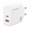 Зарядное устройство Grand-X GaN 1xUSB-C + 1xUSB 65W PD3.0 QC4.0 AFC SCP FCP white (CH-960W) - Image 1