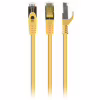 Патч-корд 1м S/FTP Cat 6A CU LSZH yellow Cablexpert (PP6A-LSZHCU-Y-1M) - Image 1
