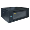 Шафа настінна GEAR 4U 19" 600x450x280 мм, + полка 19", black (GWMSN-4U-600-450) - Image 1