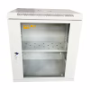 Шкаф настенный GEAR 12U 19" 600x600x600 мм, + полка 19", grey (GWMSN-12U-600-600G) - Image 1