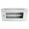 Шафа настінна GEAR 4U 19" 600x450x280 мм, + полка 19", grey (GWMSN-4U-600-450G) - Image 1