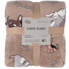 Плед Ardesto Flannel 100% полиэстер, собачки в очках 160х200 см (ART0129PB) - Image 1