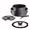 Набір посуду Tefal Ingenio Inspiration, 6 предметів, чорний (L867S604) - Image 1