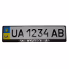 Рамка номерного знака CarLife пластик з об'ємними літерами Hyundai (2шт) (24-006) - Image 1