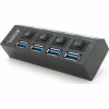 Концентратор Voltronic USB 3.0 to 4xUSB with switches (YT-3H4S/1TB) - Image 1