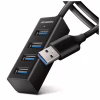 Концентратор AXAGON USB 3.1 to 4xUSB 3.0 1.2m black (HUE-M1AL) - Image 1