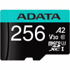 Карта памяти ADATA 256GB microSD class 10 UHS-I U3 V30 A2 Premier Pro SD 6.0 (AUSDX256GUI3V30SA2-RA1) - Image 1