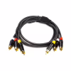Кабель мультимедійний 3xRCA M to 3xRCA M 1.5m PowerPlant (CA911745) - Image 1