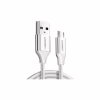Дата кабель USB 2.0 AM to Micro 5P 2.0m US290 3A 18W Nickel Plating White Ugreen (60153) - Image 1