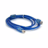 Кабель для принтера USB 2.0 AM/BM 1.8m ferrite blue Ritar (YT-AM/BM-1.8TBL) - Image 1