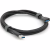 Дата кабель USB 3.0 AM/AF 1.5m black VEGGIEG (YT-3.0AM\AF-1.5BL) - Image 1