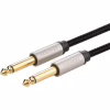 Кабель мультимедійний 6.35mm M to 6.35mm M 2.0m AV128 gray Ugreen (10638) - Image 1