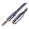 Кабель мультимедійний 3.5mm F to 3.5mm M 1.0m Essager (EYPY35-MY0G) - Image 1