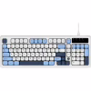 Клавиатура Ajazz AF98 USB UA White/Blue (AF98-GB) - Image 1