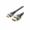 Кабель мультимедийный HDMI M to HDMI mini M 2.0m V2.1 8K 60Hz green Vention (AGJGH) - Image 1