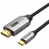 Кабель мультимедийный USB-C to HDMI M 2.0m V2.0 4K 60Hz black Vention (CRBBH) - Image 1