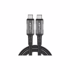 Дата кабель USB-C to USB-C 1.0m USB 4.0 240W audio/video black-grey Acefast (6974316282631) - Image 1