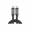 Дата кабель USB-C to USB-C 1.0m USB 4.0 240W audio/video black-grey Acefast (6974316282631) - Image 1