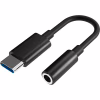 Переходник USB-C M to 3.5mm F 0.1m black Defender (63011) - Image 1
