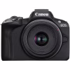 Цифровой фотоаппарат Canon EOS R50 + RF-S 18-45 IS STM Black (5811C033) - Image 1