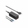 Зарядний пристрій Vention 4xUSB 100W (2xUSB-C+2xUSB-A) PD3.0/QC 3.0/GaN Black (FBSBG-EU) - Image 1