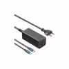 Зарядное устройство Vention 4xUSB 100W (2xUSB-C+2xUSB-A) PD3.0/QC 3.0/GaN Black (FBSBG-EU) - Image 1