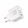 Зарядний пристрій Promate powerport-45 2xUSB-C PD + USB-A QC 45W White (powerport-45.white) - Image 1