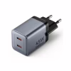 Зарядное устройство Vention 2xUSB-C PD45W GaN transparent gray (FCFH0-EU) - Image 1