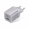 Зарядний пристрій Vention 1xUSB-C PD70W + 1xUSB QC3.0 22.5W GaN transparent gray (FCGH0-EU) - Image 1