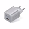 Зарядное устройство Vention 1xUSB-C PD70W + 1xUSB QC3.0 22.5W GaN transparent gray (FCGH0-EU) - Image 1
