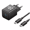 Зарядное устройство Vention USB-C PD20W GaN black (FEPB0-EU) - Image 1