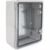 Шафа настінна ADAL PANO 400х300х170, з прозор. двецятами, IP65, Бокс ударостійкий, ABS пластик (144899 / 111517) - Image 1