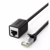 Патч-корд 2m F/UTP cat 6 RJ-45 extension black Ugreen (U_11281) - Image 1