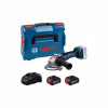 Шліфувальна машина Bosch GWS 18V-11 125мм, 18В, 2x5Ah, 0-9000об/хв, 1.7кг, кейс (0.601.9N4.103) - Image 1