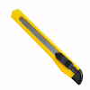 Ніж канцелярський H-Tone 9 мм жовтий (KNIFE-HT-JJ40610-9) - Image 1