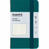 Книга записная Axent Partner, 95x140 мм, 96 листов, клетка, малахитовая (8301-31-A) - Image 1