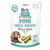 Лакомство для собак Brit Care Mini Treats Fresh Breath для малых пород для зубов и свежести дыхания 7 шт/120 г (8595602578580) - Image 1