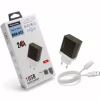 Мережевий зарядний пристрій REDDAX RDX-027 (12W, 2.4 A, USB) + кабель MicroUSB, White/Gray - Image 1