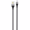 Дата кабель USB 2.0 AM to Lightning 1.0m 2.4A double-side grey XO (NB188-L-1-GR) - Image 1