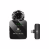 Микрофон Puluz для телефону приймач Type-C Black (PU646B) - Image 1