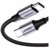 Дата кабель USB-C to USB-C 0.5m 3A 60W US261 black/gray Ugreen (50149) - Image 1